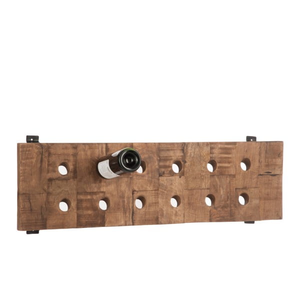 Stojak drewniany na butelki wina J-Line Winerack, 26x90 cm