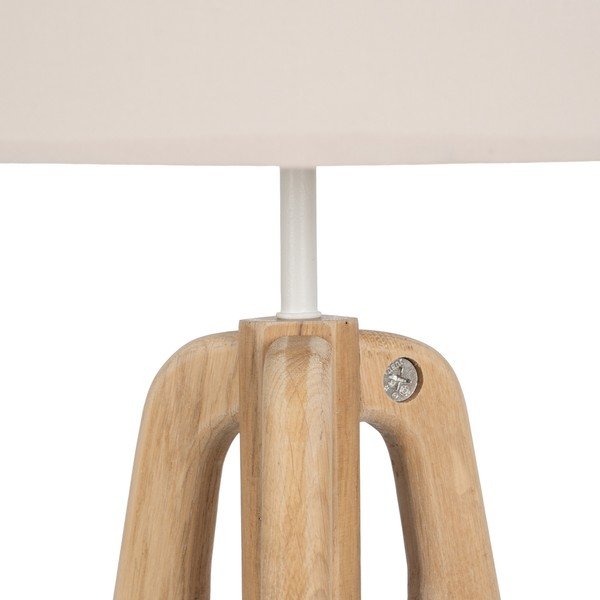 Kremowa lampa stołowa z tekstylnym kloszem (wysokość 67 cm) – Ixia-image-3