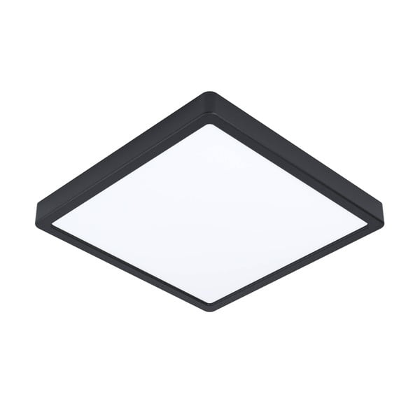 Czarna lampa sufitowa LED 28,5x28,5 cm FUEVA 5 – EGLO