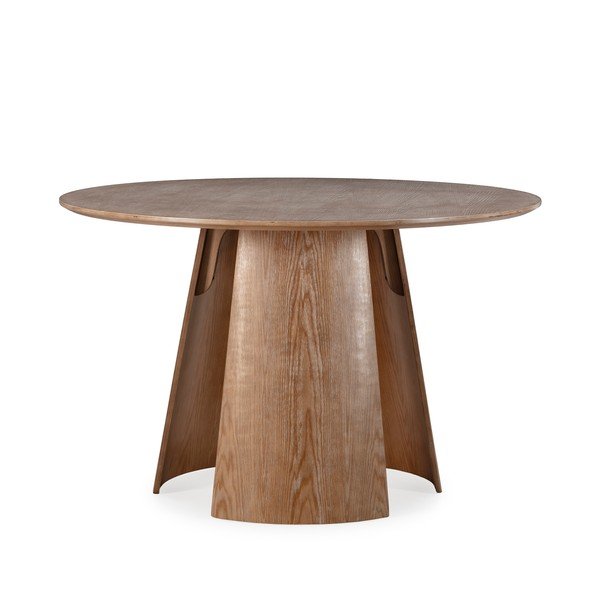Okrągły stół w dekorze dębu ø 120 cm Zuri – MOME