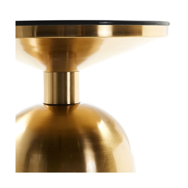 Stolik w złotym kolorze Kave Home Physic, ø 37 cm-image-3