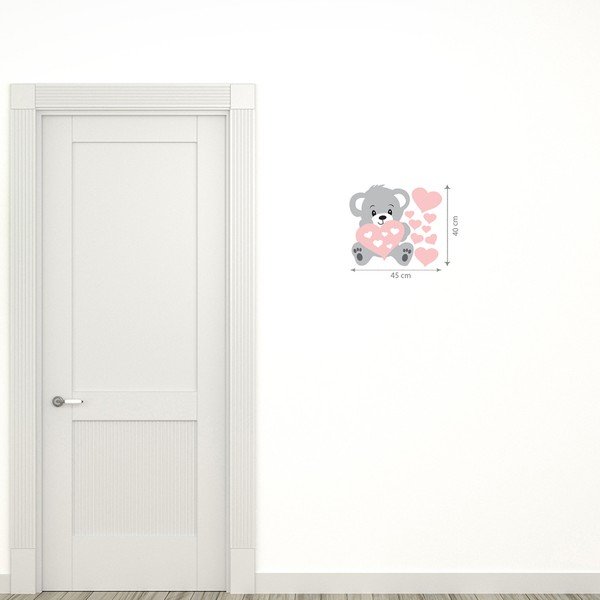 Naklejka ścienna Ambiance Teddy Rose-image-1