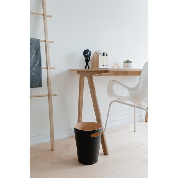 Drewniany kosz na śmieci 7,5 l Woodrow – Umbra-image-1