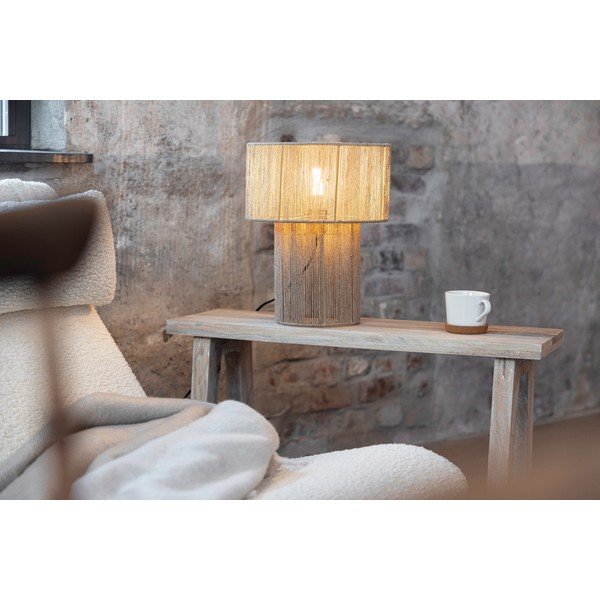Lampa stołowa z kloszem z juty (wysokość 38 cm) Soga – Markslöjd-image-4