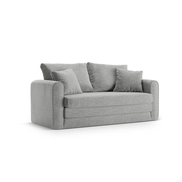 Jasnoszara rozkładana sofa 158 cm Lido – Micadoni 