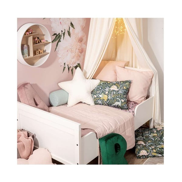 Pikowana narzuta dziecięca 160x100 cm Happiness – Yellow Tipi-image-1