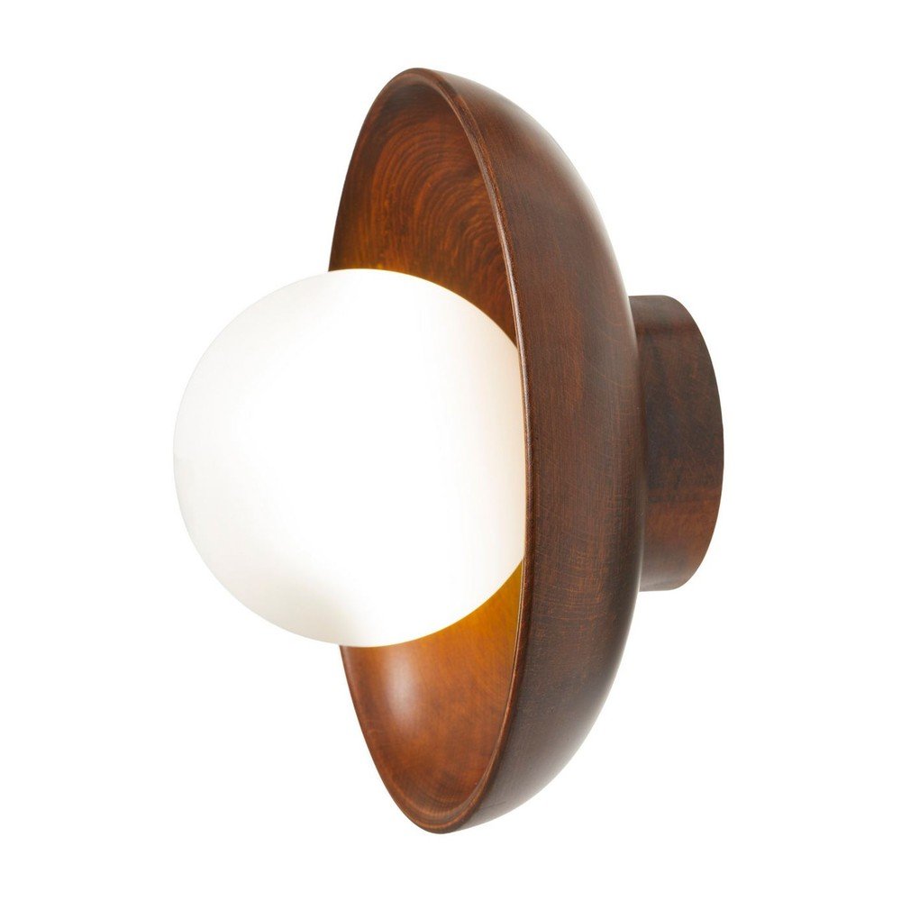 Brązowy kinkiet ø 24 cm Elsa – Opviq lights (zdjęcie 6)