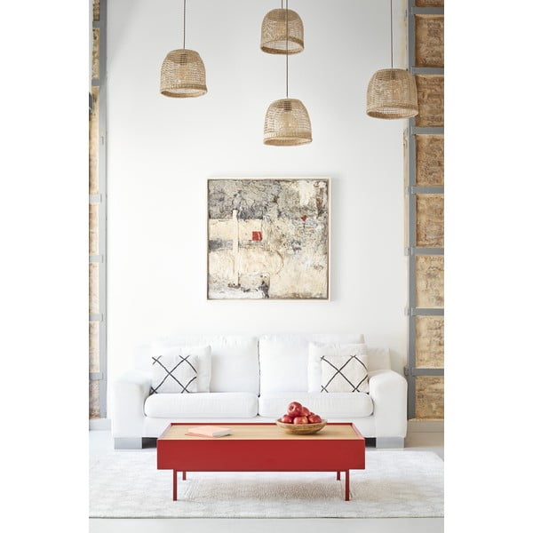 Ciemnoczerwony stolik Teulat Arista-image-1