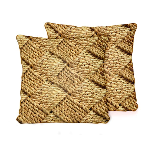 Poszewka na poduszkę z mikrowłókna Surdic Cord, 45x45 cm