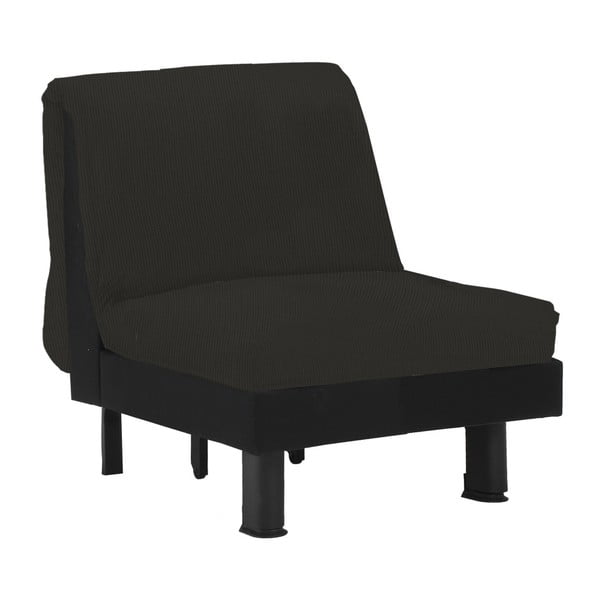 Czarny fotel rozkładany 13Casa Lillo
