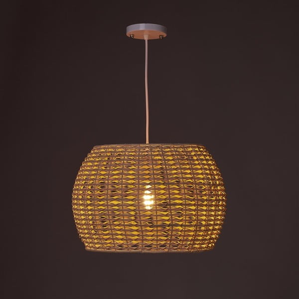 Naturalna rattanowa lampa sufitowa ø 35 cm Natural Way – Casa Selección-image-1