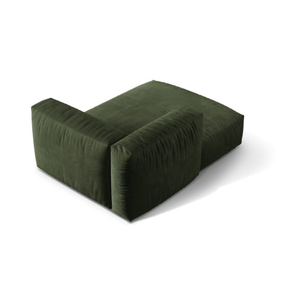 Zielony aksamitny moduł sofy (lewostronny) Martina – Micadoni -image-2