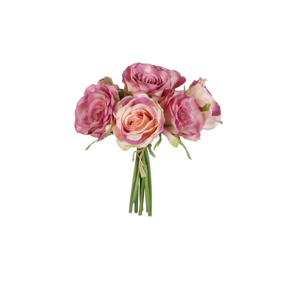 Sztuczny kwiat Ego Dekor Bukiet różowych róż