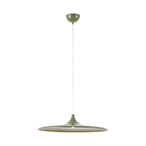 Zielona metalowa lampa wisząca LED ze ściemniaczem ø57x13 cm Beam – Markslöjd