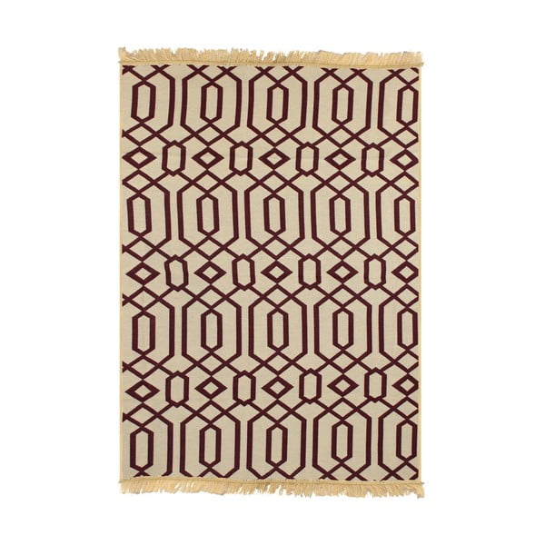 Bordowy dywan Ya Rugs Kenar, 80x150 cm