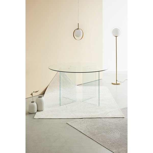 Szklany okrągły stół ø 130 cm Iride – Bizzotto-image-1