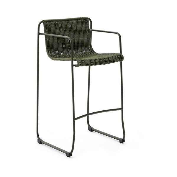 Zielony metalowy hoker ogrodowy Maurina – Kave Home