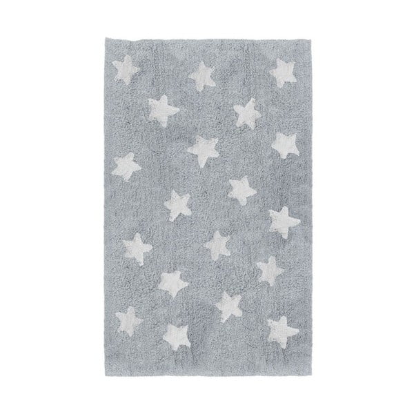 Szary ręcznie tkany dywan dziecięcy Naf Naf Stars, 120x160 cm