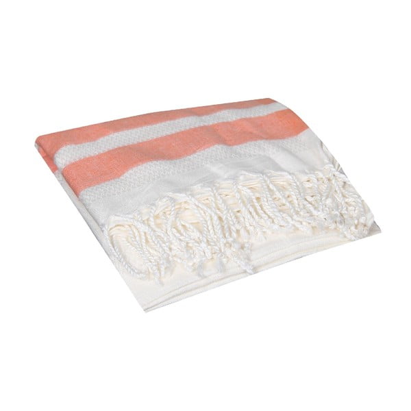 Ręcznik hammam Mimoza Orange, 90x190 cm