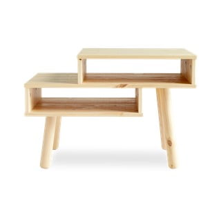 Stolik z drewna sosnowego w naturalnym kolorze Karup Design Haku