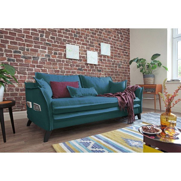 Turkusowa sofa Miuform Charming Charlie-image-4