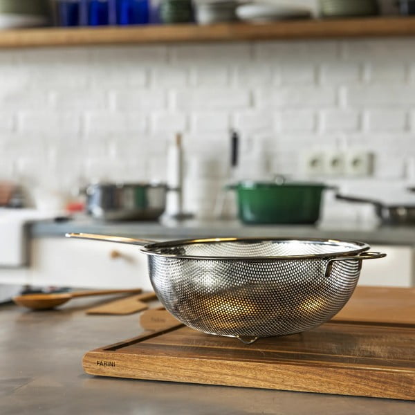 Durszlak ze stali nierdzewnej ø 25 cm Lucca 3.0 – FABINI-image-1