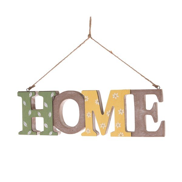 Drewniana wisząca dekoracja Dakls Home Sweet Home