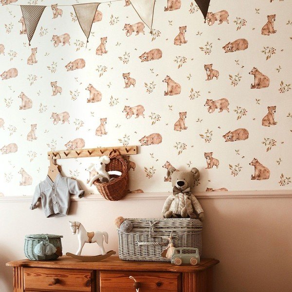 Tapeta dziecięca 50x280 cm Little Bears – Dekornik-image-1