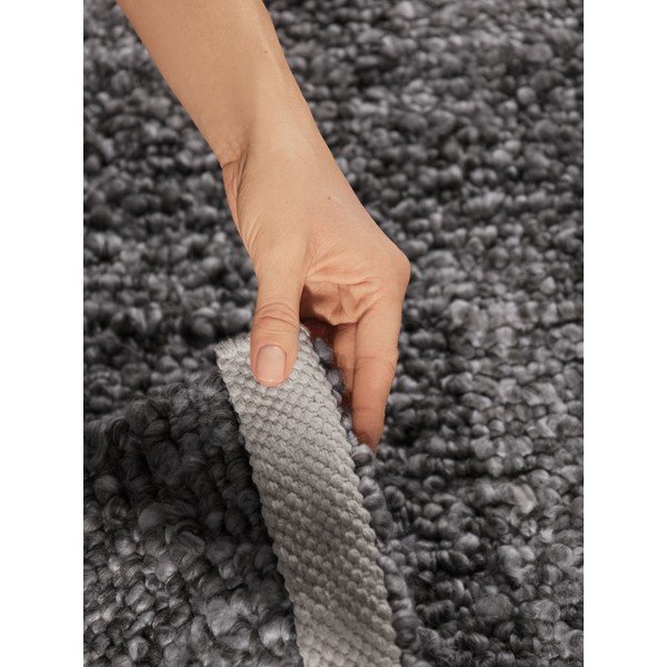 Ciemnoszary chodnik z materiału bouclé tkany ręcznie 80x200 cm Notting Hill Portobello – Ted Baker-image-4