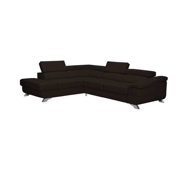 Ciemnobrązowy rozkładany narożnik lewostronny Windsor & Co Sofas Gamma-image-1