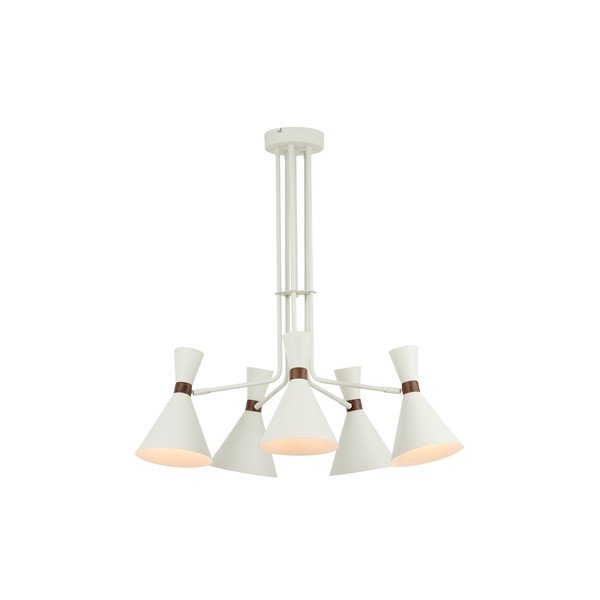 Biała lampa wisząca z metalowym kloszem ø 86,5 cm Hoodies – Light & Living