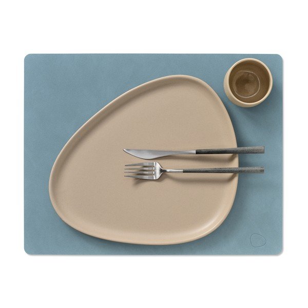 Mata stołowa ze skóry ekologicznej 35x45 cm Square L Nupo – LIND DNA-image-1