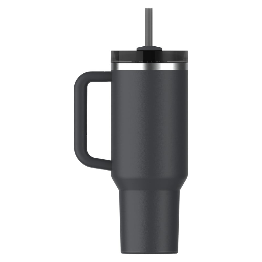 Czarny termos ze słomką ze stali nierdzewnej 1,18 l Quencher H2.0 FlowState Tumbler Black – Stanley (zdjęcie 3)