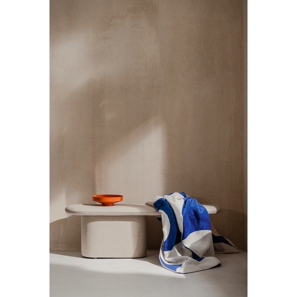 Niebiesko-kremowy koc 150x200 cm Tul – noo.ma-image-2