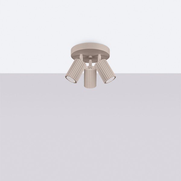 Szarobrązowa metalowa lampa punktowa Gleam – Sollux-image-2