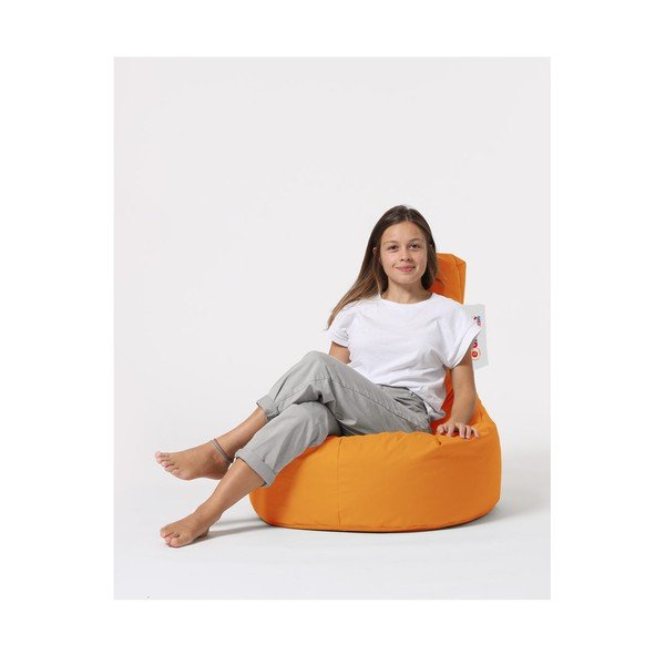 Pomarańczowy worek do siedzenia Lina – Floriane Garden-image-2