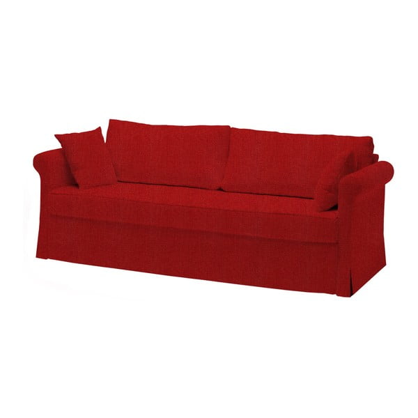 Czerwona rozkładana sofa trzyosobowa 13Casa Roma Antica