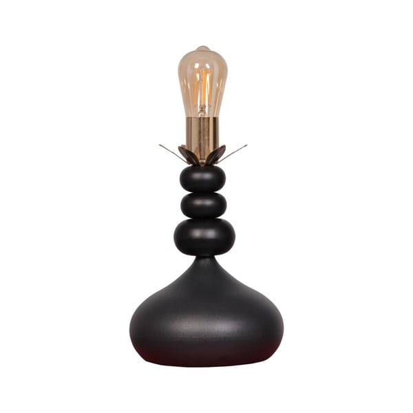 Czarna lampa stołowa − Magenta Home