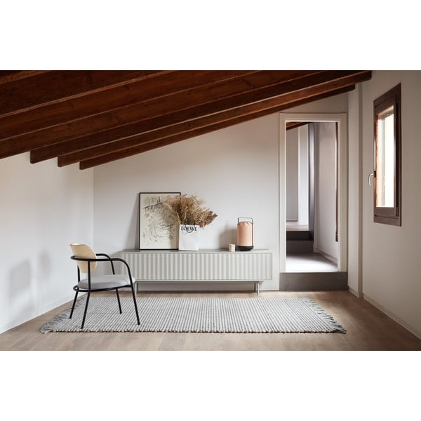 Szara szafka pod TV 180x52 cm Sierra – Teulat-image-1