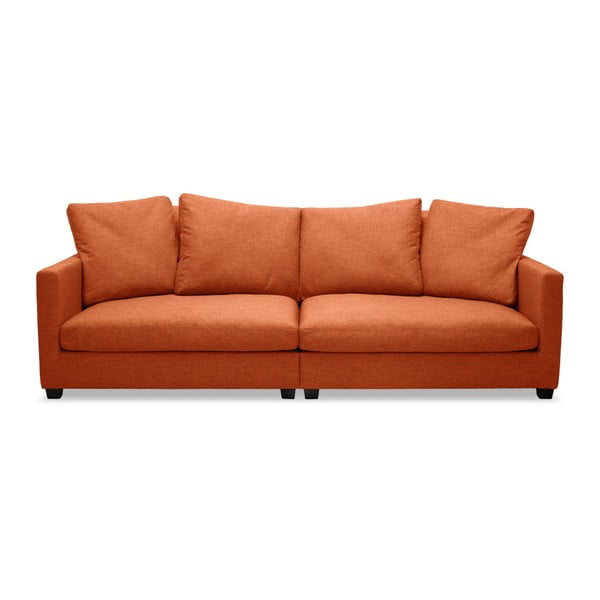 Pomarańczowa sofa 3-osobowa Vivonita Hugo