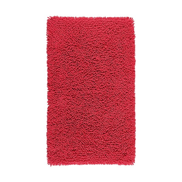 Dywanik łazienkowy Nevada 60x100 cm, czerwony
