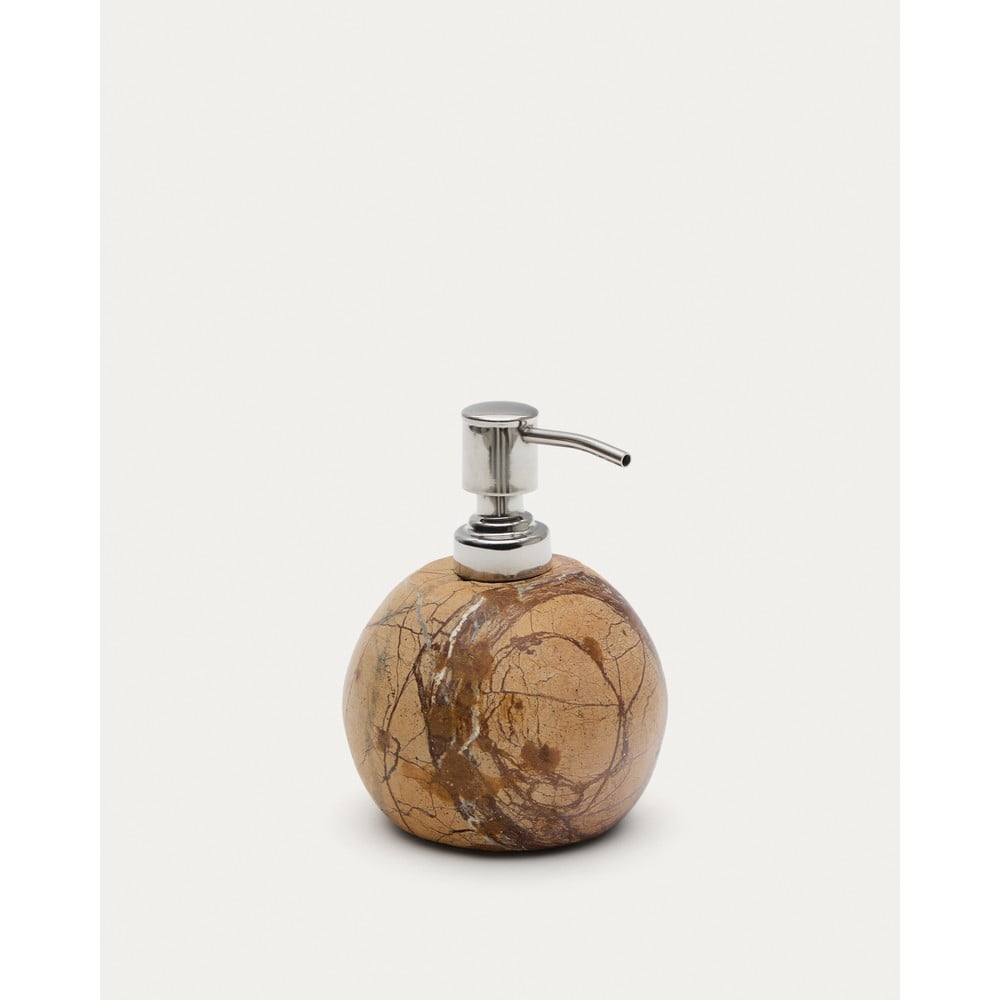 Marmurowy dozownik do mydła w naturalnym kolorze 200 ml Spalsh – Kave Home (zdjęcie 6)