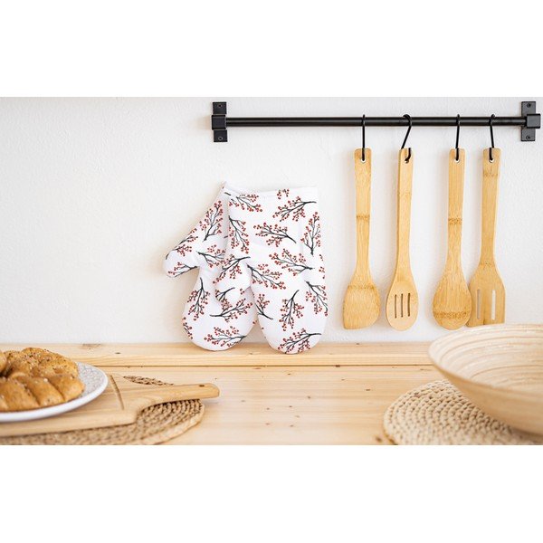 Świąteczne rękawice kuchenne zestaw 2 szt. Rowan Berries – Butter Kings-image-1