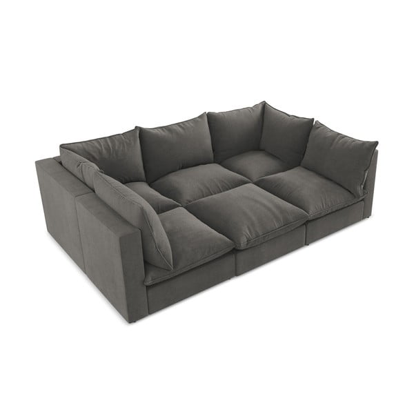 Ciemnoszara sofa 255 cm Manao – Makamii-image-2