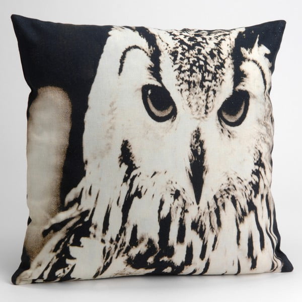 Poduszka z wypełnieniem Owl, 40x40 cm
