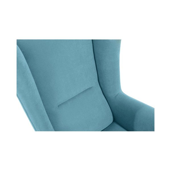 Niebieski fotel Max Winzer Bruno Velor-image-2
