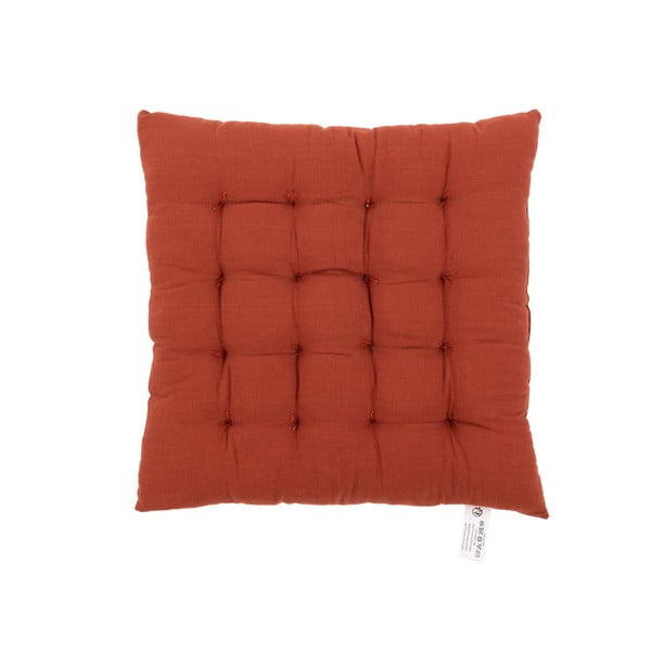 Pomarańczowobrązowa poduszka na krzesło Tiseco Home Studio, 40x40 cm