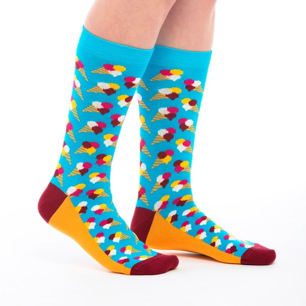 Zestaw 3 par skarpetek Ballonet Socks Novelty Blue w opakowaniu podarunkowym, rozmiar 36 - 40-image-4