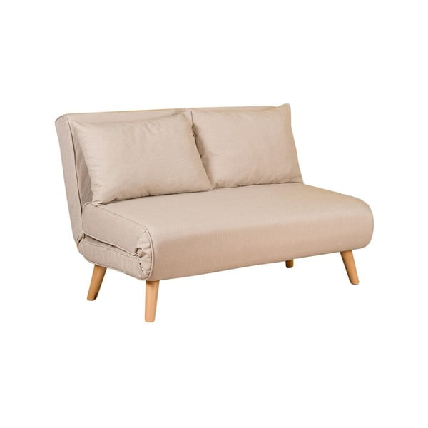 Beżowa rozkładana sofa 120 cm Folde – Artie