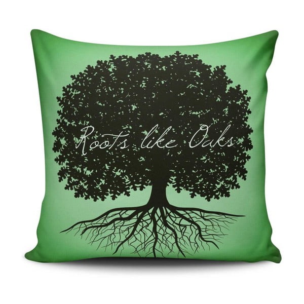 Poduszka z domieszką bawełny Cushion Love Tree, 45x45 cm